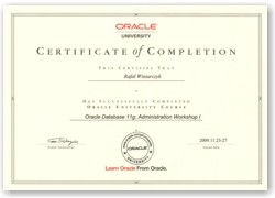 Oracle Database 11g: Administration Workshop I
